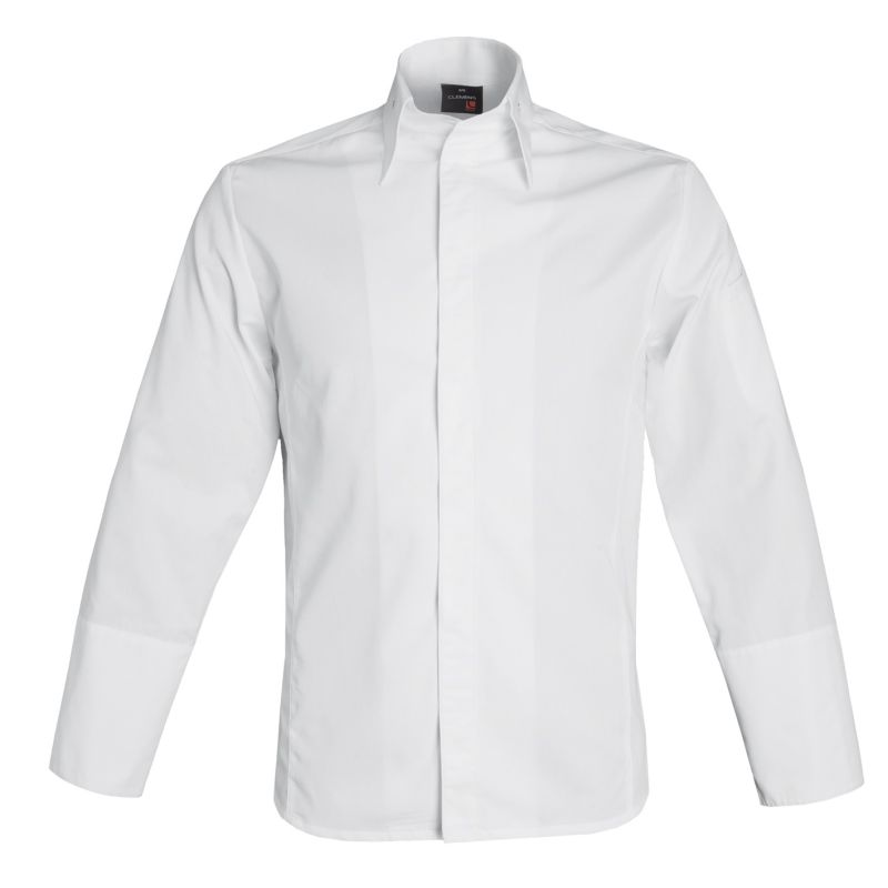 Milano Ls Mens Shirt Coat Chefs Jacket White Size T3